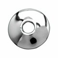 American Imaginations Round Chrome Flange in Stainless Steel with Modern Style AI-37887